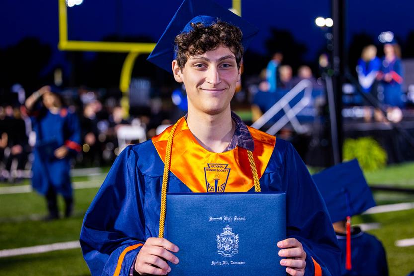 Students celebrate graduating